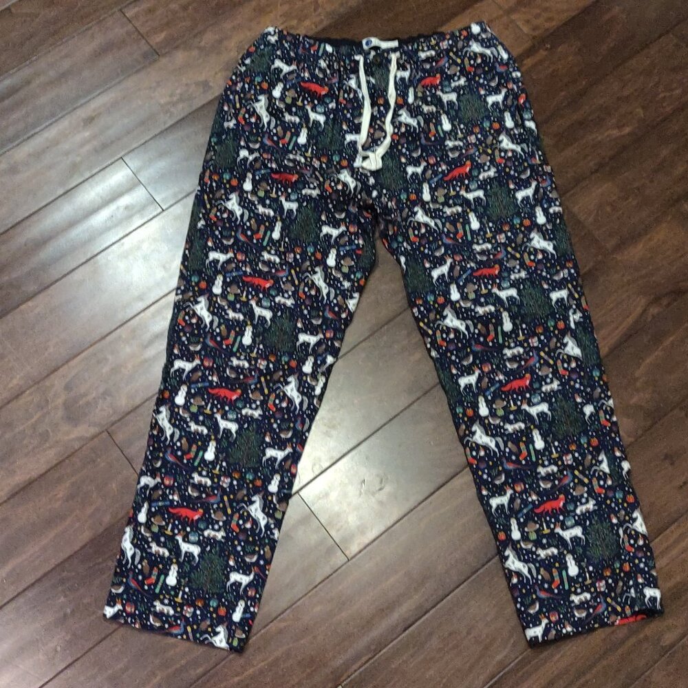 Boden Men's Brushed Cotton Christmas Pajama Pants SIZE LARGE